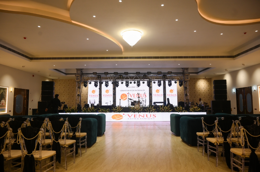 Wedding and reception ambience at Venus Club